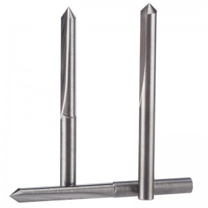 Rechte 45 Graden V Groove Graveren Tool Carbide CNC Router Bits 1/8 Inch Schacht 0.1mm Tip 5 STKS