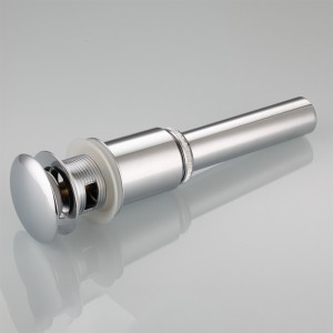 Sanitair rond groot klik messing klikklik pop-up afval voor bekken