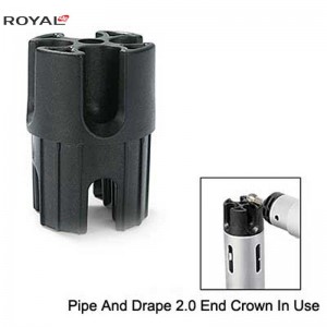 Pipe And Drape 2.0 staande 2-traps kroon