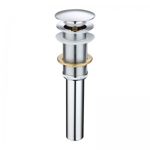 Click clack chroom badafvoer met sleufkopfittingen zonder overloop