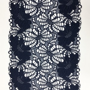 Nylon spandex elastisch breed kant met 18cm breed voor ondergoed of kleding