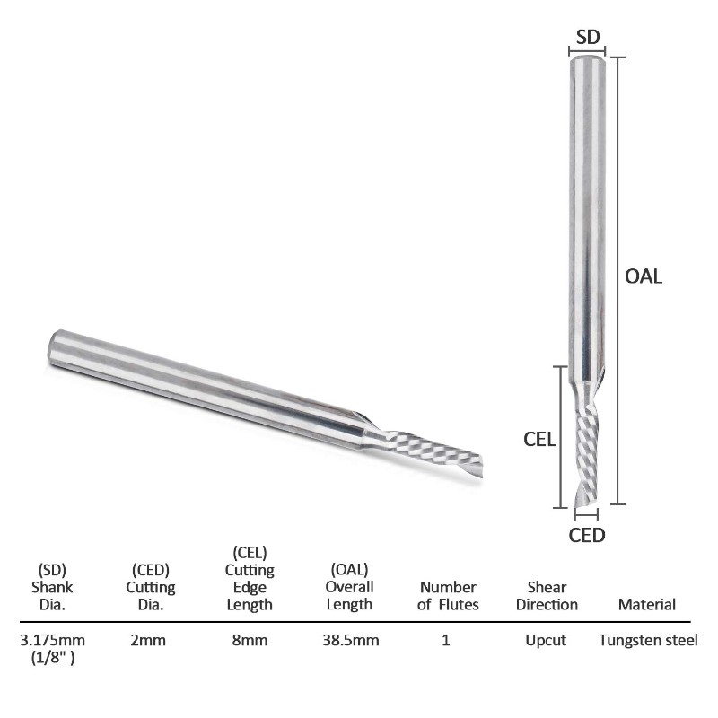 CNC-frezen, 1/8 
