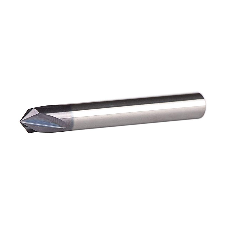 90 graden Carbide V bits met Tiain gecoate 4 fluiten, afschuining frees voor speleologie V groef en teken
