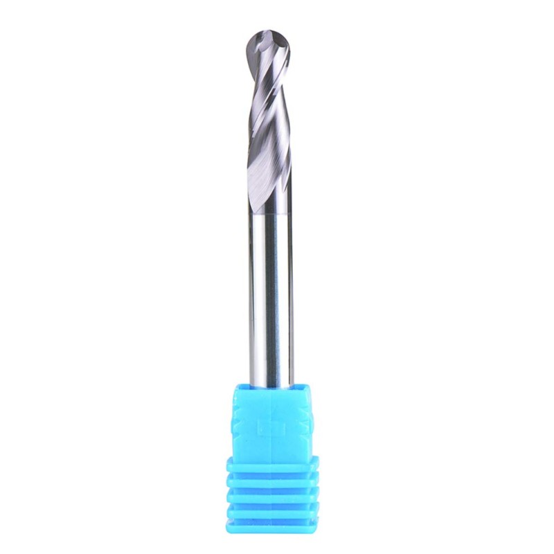 Balneus Carbide Frees CNC Frees Router Bits Dubbele fluiten Spiraalfrees 1/4 inch schacht met 3 inch over lengte