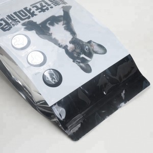 1kg 2kg 5kg 2,5kg 10kg hondenvoerzak met platte bodem groothandel