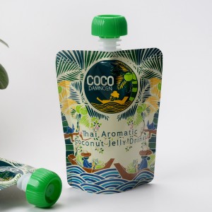 op maat zakje jelly pack food grade opstaan ​​voedsel verpakking zak