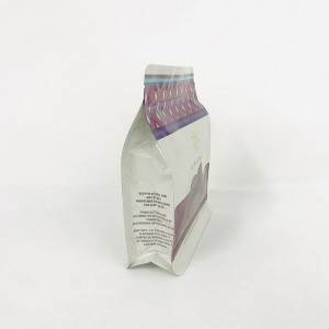 hete verkoop 8 zijafdichting aangepast ontwerp logo gedrukt voedsel chocolade verpakking zak