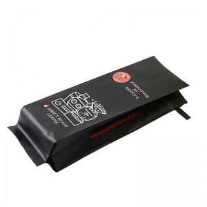 zijvouw mat afgewerkte blikken stropdas op bovenste koffiekleppakket