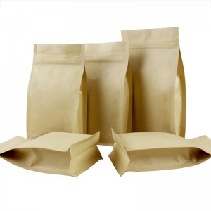 Voorraad verpakking kraft voedsel verpakking kraftpapier