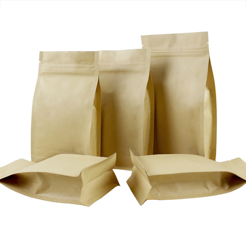 Voorraad verpakking kraft voedsel verpakking kraftpapier