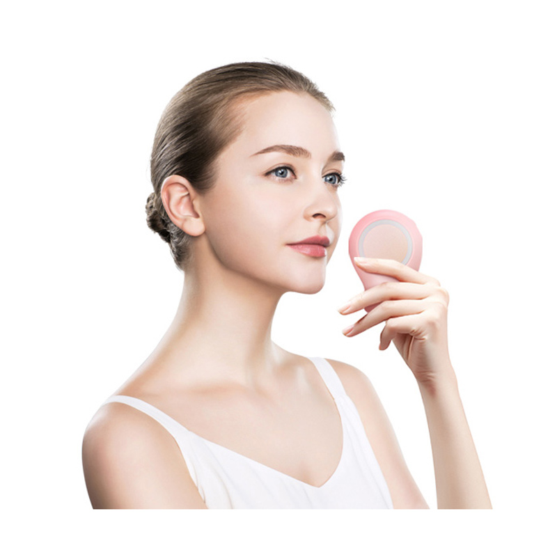 LED gezichtsmassager. 3 kleuren foto LED-lichttherapie Gezichtsmassager, lichttherapieapparaat voor acne, vibrerende huidverstevigende verzorging