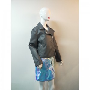 PURE COLLECTIE ZWART PU BLKER JAS RLWPJ0013N