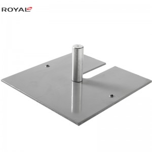 Pijp en drapeer basisplaat