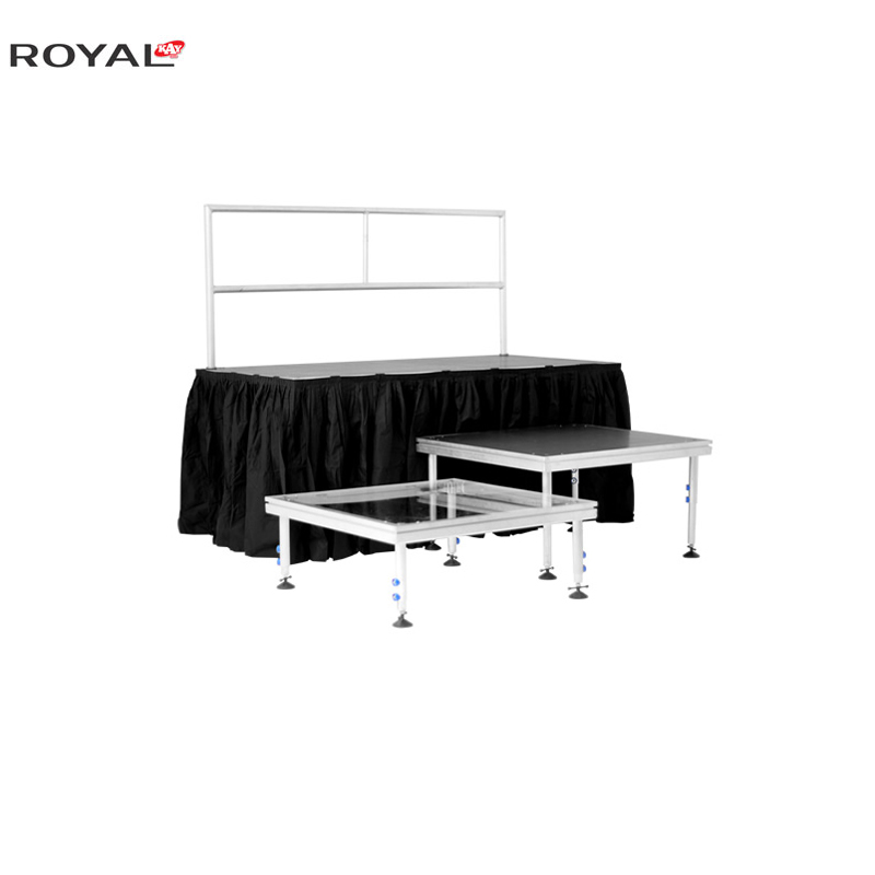 Aluminium draagbaar podium en snel podium installeren