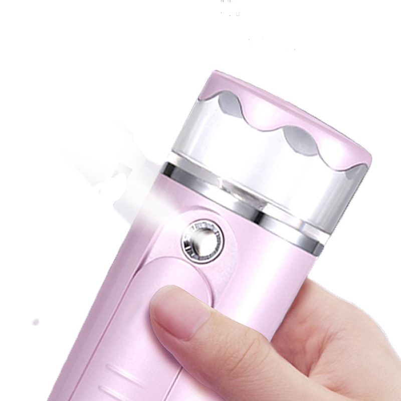 Nano-spuit Face Steamer Gezichtsbevochtiger Mini Verstuiving Hydraterende Hydraterende USB Oplaadbaar schoonheidsapparaat voor olie of droge huidverzorging