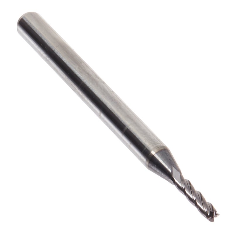 Volhardmetalen frees, AlTiN gecoat, 4 fluit, 1/16 