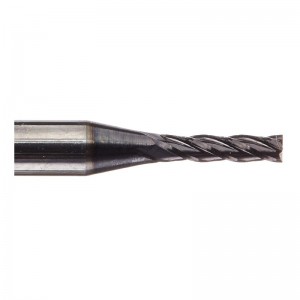 Volhardmetalen frees, AlTiN gecoat, 4 fluit, 1/16 \
