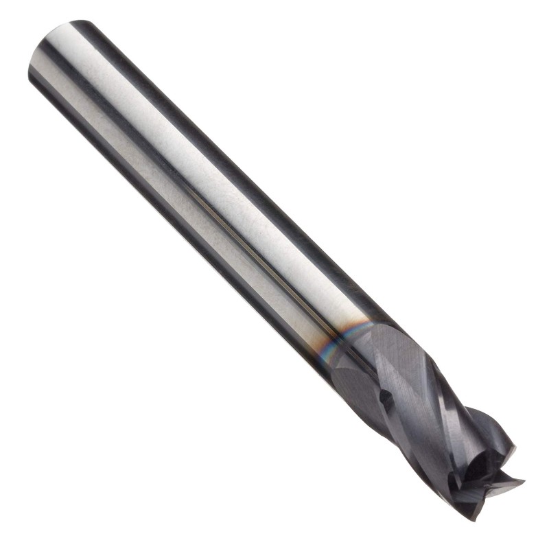 Hardmetalen frees met vierkante neus, metrisch, AlTiN afwerking, voorbewerken en afwerken, 30 graden helix, 4 groeven, 39 mm totale lengte, 3 mm snijdiameter, 3.000 mm schachtdiameter