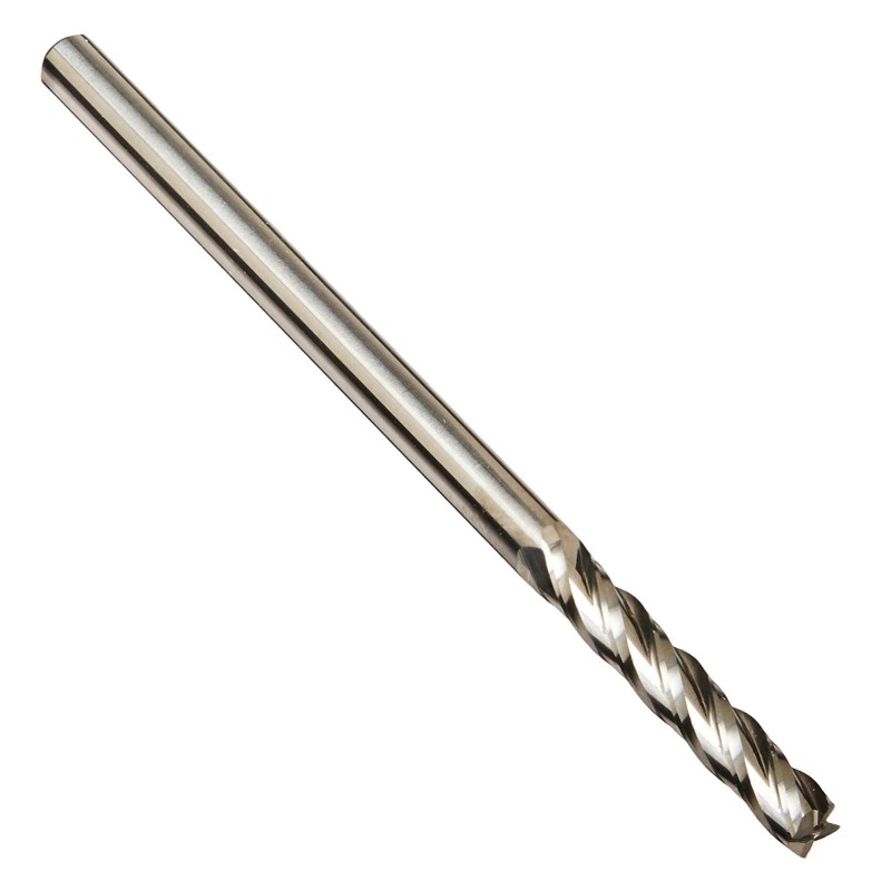 Premium hardmetalen frees, lange serie, 4 fluit, 1/8 
