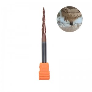 Taps toelopende balradiusfrees 1/4 \