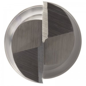 Hardmetalen frees met vierkante neus, inch, ongecoat (helder) Afwerking, voorbewerken en afwerken Snijden, 30 graden helix, 2 fluiten, 4 \