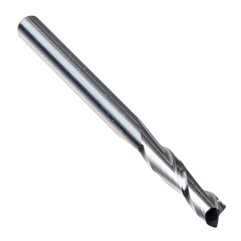Solide premium hardmetalen frees, 2 fluit, 1/8