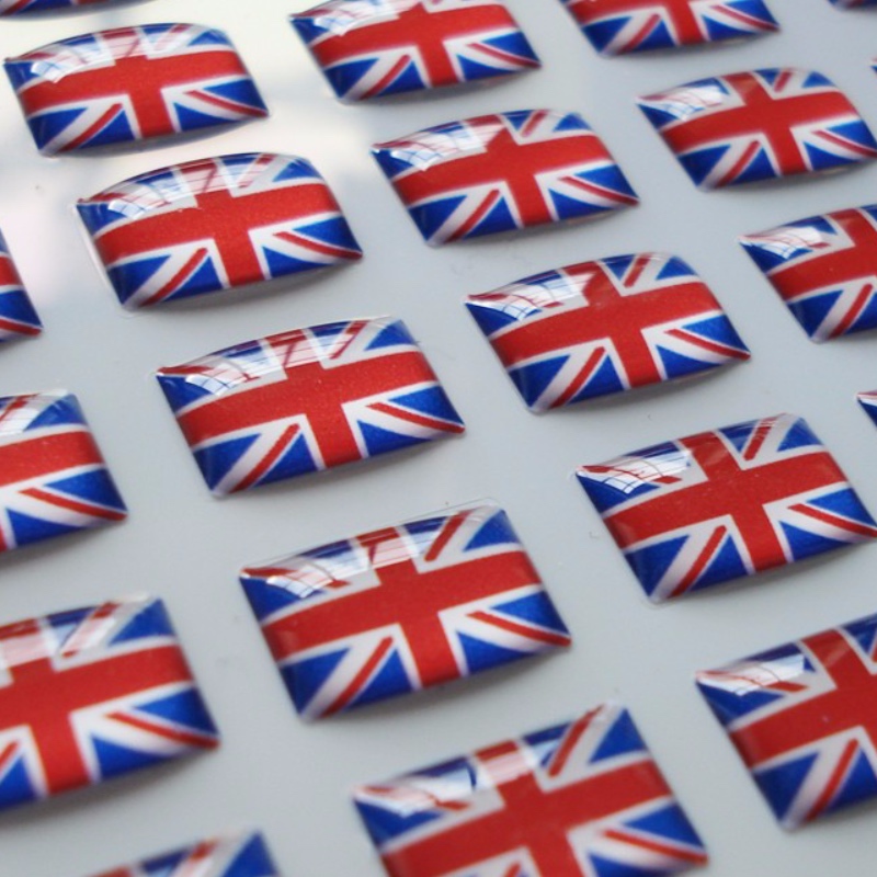 Amerikaanse vlag koepelvormige sticker, embleem Autostickers