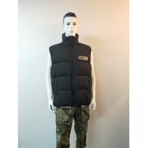 PADDED ZWART VEST VOOR HEREN RLMV0005