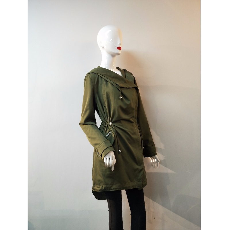 KHAKI IRREGULAR JACKET DAMES RLWJ0001