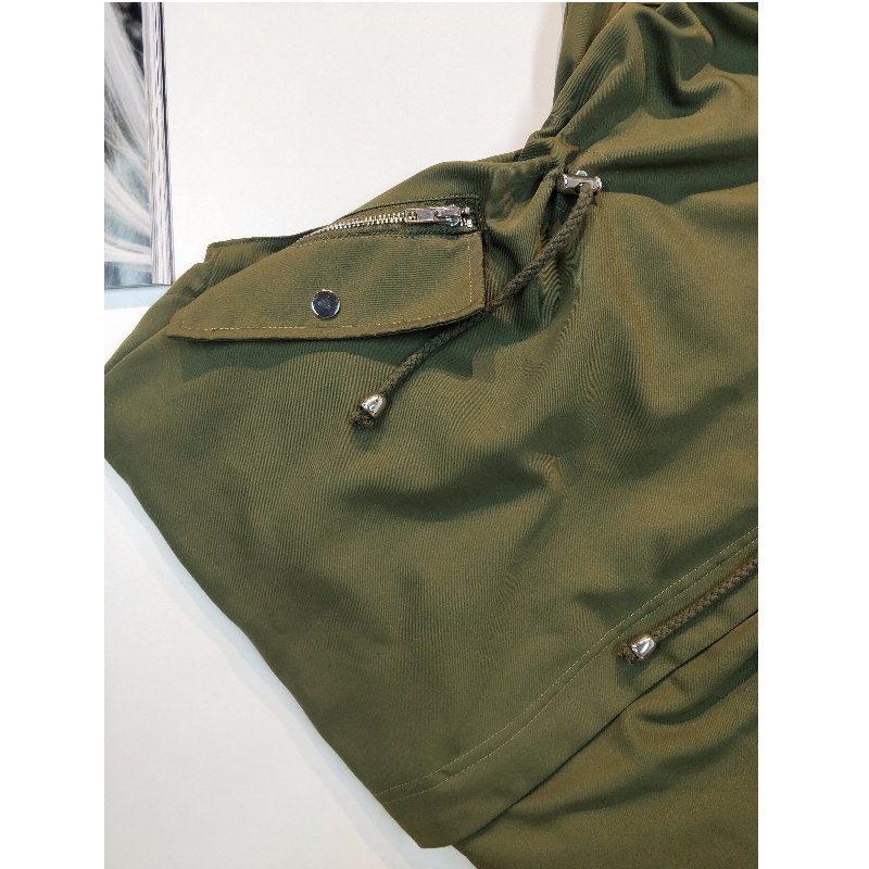 KHAKI IRREGULAR JACKET DAMES RLWJ0001