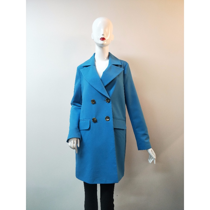 BLAUW TRENCHJAS DAMES RLWJ0014