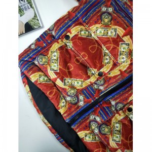 GEKLEURDE GEDRUKTE PUFFERJAS DAMES RLWC0002