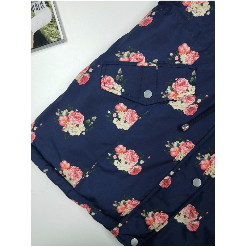 MARINEBLOEMPRINT PUFFERJAS DAMES RLWPC0003