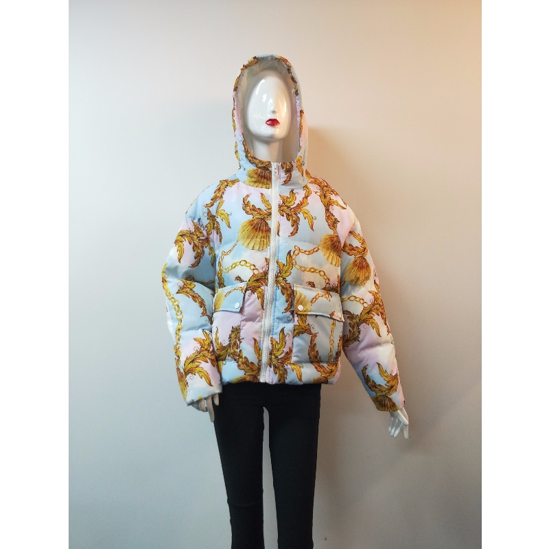 BEDRUKTE PUFFERJAS DAMES RLWPC0005N