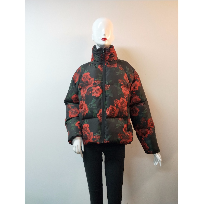 BLOEMENPRINT PUFFERJAS DAMES RLWPC0007