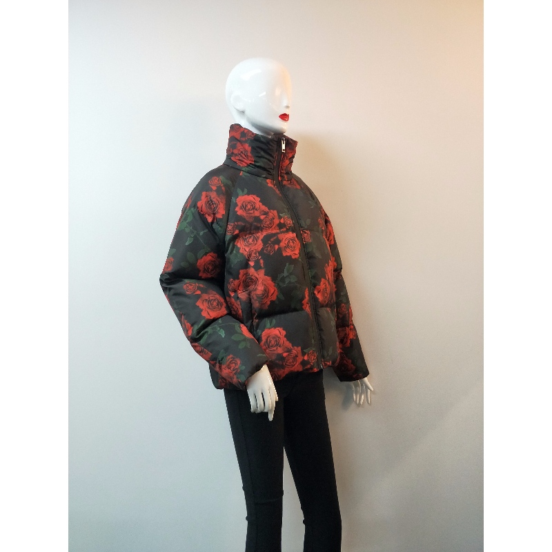 BLOEMENPRINT PUFFERJAS DAMES RLWPC0007