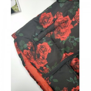 BLOEMENPRINT PUFFERJAS DAMES RLWPC0007