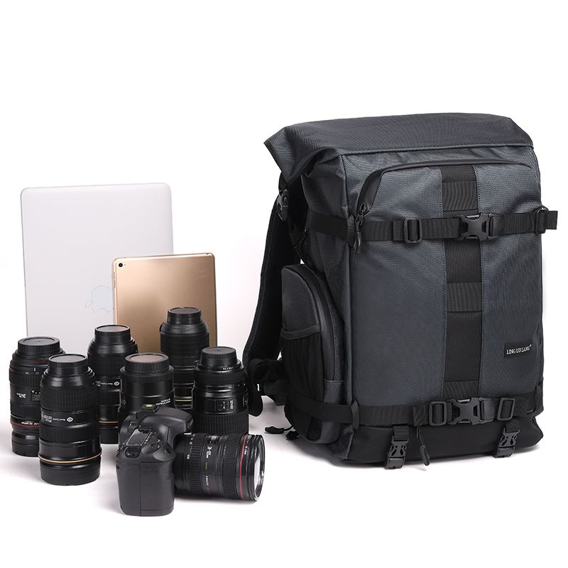 Diat BRTMH300 Outdoor grote capaciteit cameratas reisvideo waterdichte DSLR cameratas rugzak