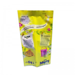 Bedrukte waspoeder verpakking zak / wasmiddel verpakking / plastic zak verpakking