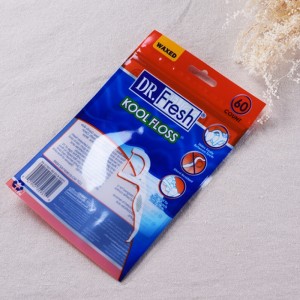 Aangepaste heat seal aluminiumfolie gezichtsmasker verpakking zakken / cosmetische masker verpakking zak / tandzijde zak