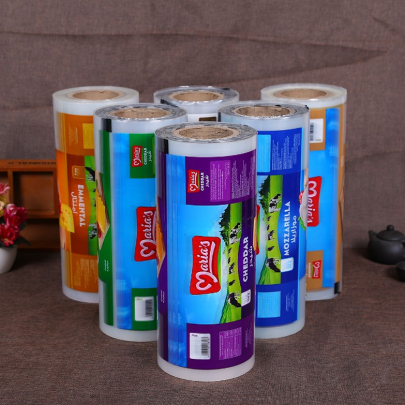 Voedselverpakking gelamineerde rolfolie / Op maat gemaakte bedrukte plastic rolfilm / aluminiumfolie voor voedselverpakking