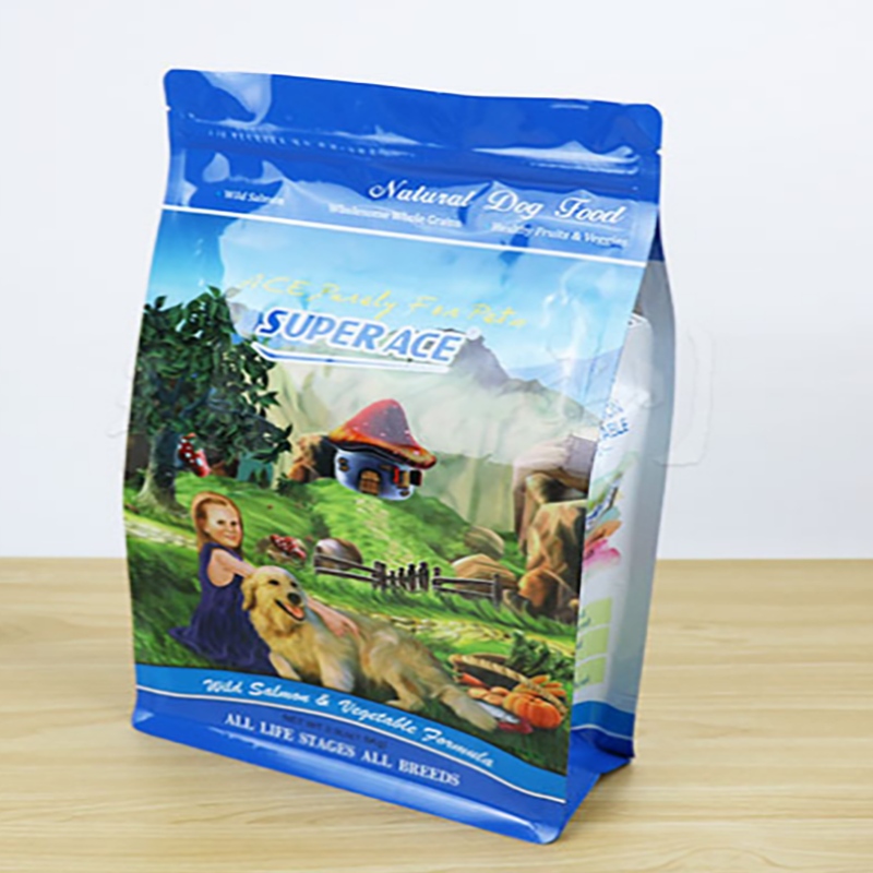 10kg 25kg Platte voerzak voor huisdieren / plastic kattenvoer voor honden