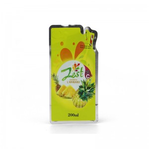 plastic Onregelmatige waterzak met speciale vorm voor sap Vloeibare verpakking Gestanste spuitzakken