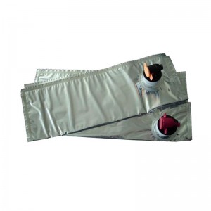 Met vloeistof gevulde aangepaste plastic zak in doos Drinkwatersap 5 L Aseptische zak voor melk