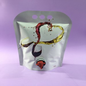 Chinese leverancier groothandel 3L 5L aluminiumfolie zak wijnzak in doos