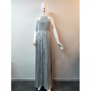 DAMES IJSBLAUWE LONGLINE JURK JLWD0037