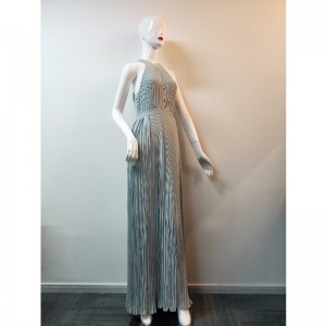 DAMES IJSBLAUWE LONGLINE JURK JLWD0037