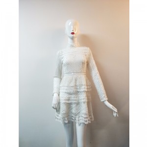 WITTE KANTEN JURK DAMES JLWD0040