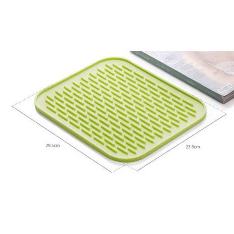 Siliconen waterafvoerende antislipmat