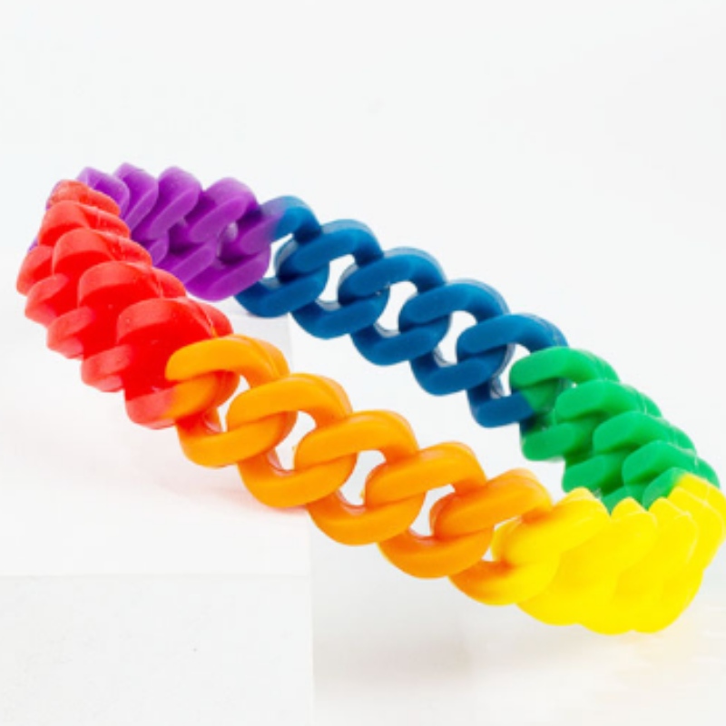 Gevlochten siliconen armbanden
